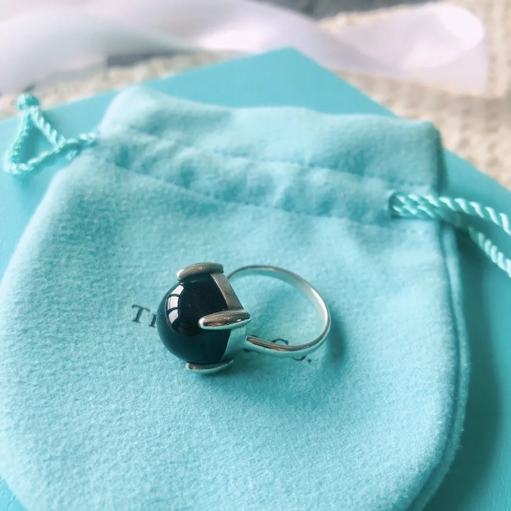 Tiffany & Co Paloma Picasso Sugar Stacks Black Onyx Ring